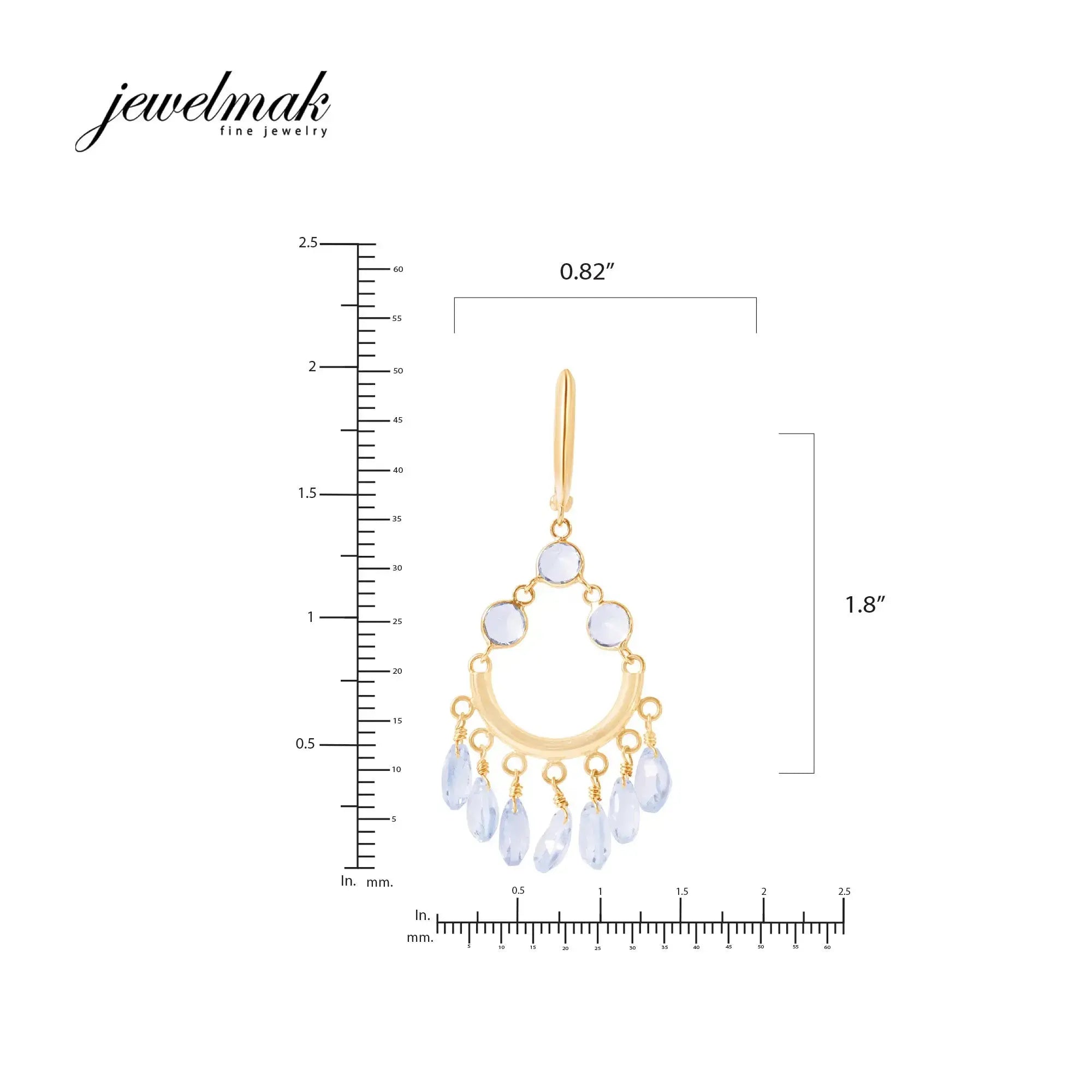 AMANDA PEARL // 14K Gold Stitch Stud Earrings